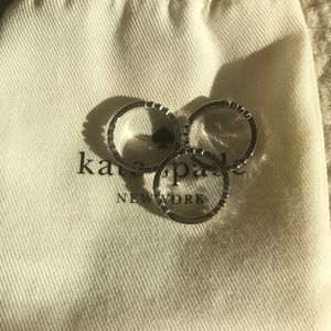 Kate Spade full circle stackable rings Size 6